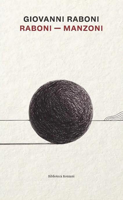 Raboni-Manzoni - Giovanni Raboni - copertina