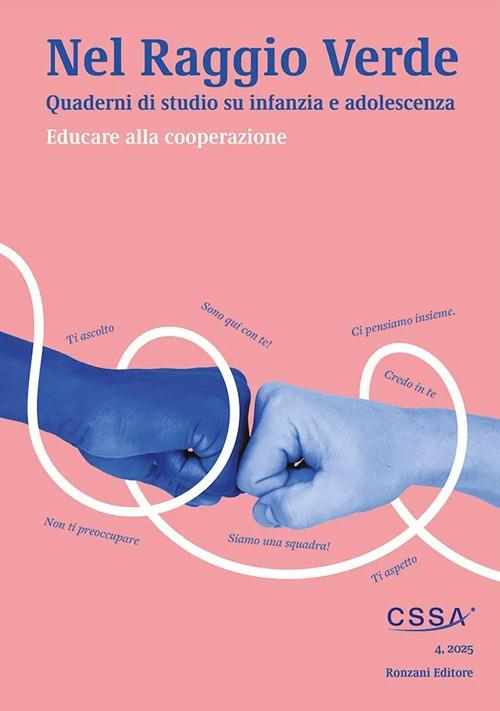 Nel raggio verde. Quaderni di studio su infanzia e adolescenza (2025). Vol. 4: Educare alla cooperazione - copertina