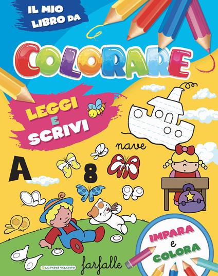 Leggi e scrivi. Il mio libro da colorare - copertina