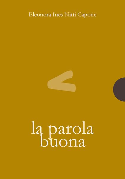 La parola buona - Eleonora Nitti Capone - copertina