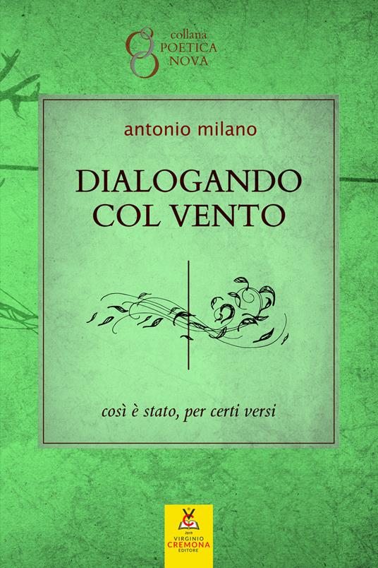 Dialogando col vento. Così è stato, per certi versi - Antonio Milano - copertina