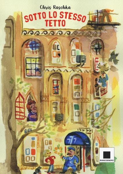 Sotto lo stesso tetto - Chris Raschka - copertina