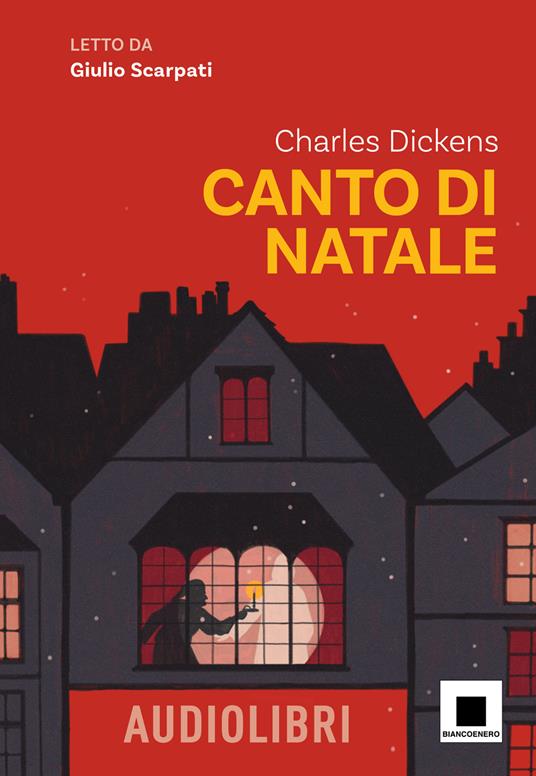 Canto di Natale letto da Giulio Scarpati. Con QR Code - Charles Dickens - copertina