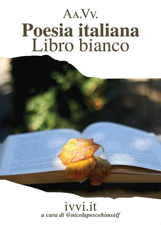 Poesia italiana. Libro bianco - copertina