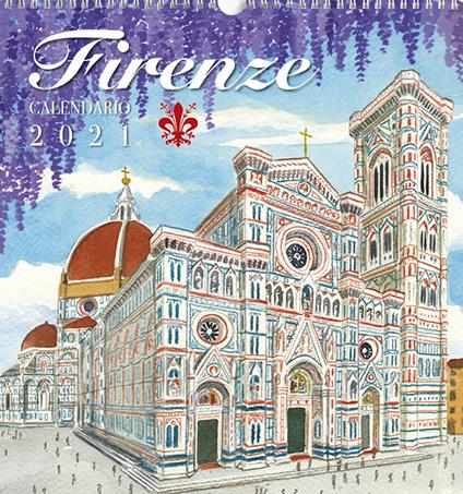 Calendario Grande Firenze Acquarello - copertina