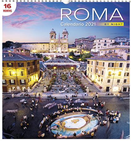 Calendario Grande Roma Notte Spagna - copertina
