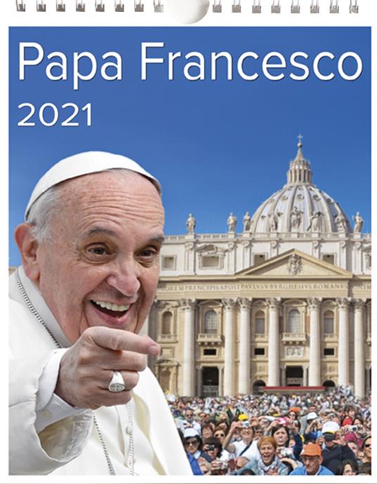 Papa Francesco San Pietro. Calendario medio 2021 - copertina