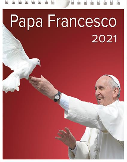 Calendario Medio Papa Francesco Colomba - copertina