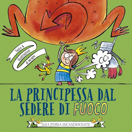 La principessa dal sedere di fuoco - Beach - copertina
