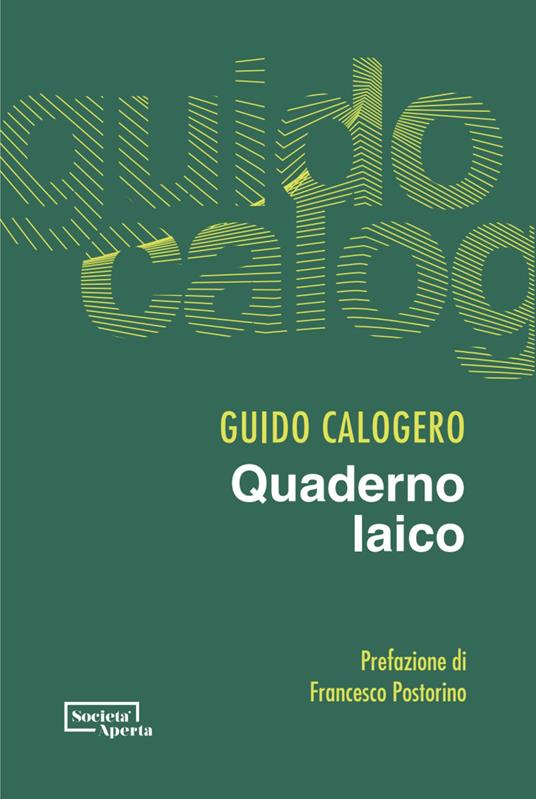 Quaderno laico - Guido Calogero - copertina