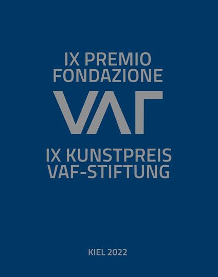 IX Premio Fondazione VAF-Stiftung. Ediz. italiana e tedesca - copertina
