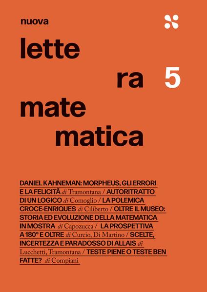 Nuova lettera matematica. Vol. 5 - copertina