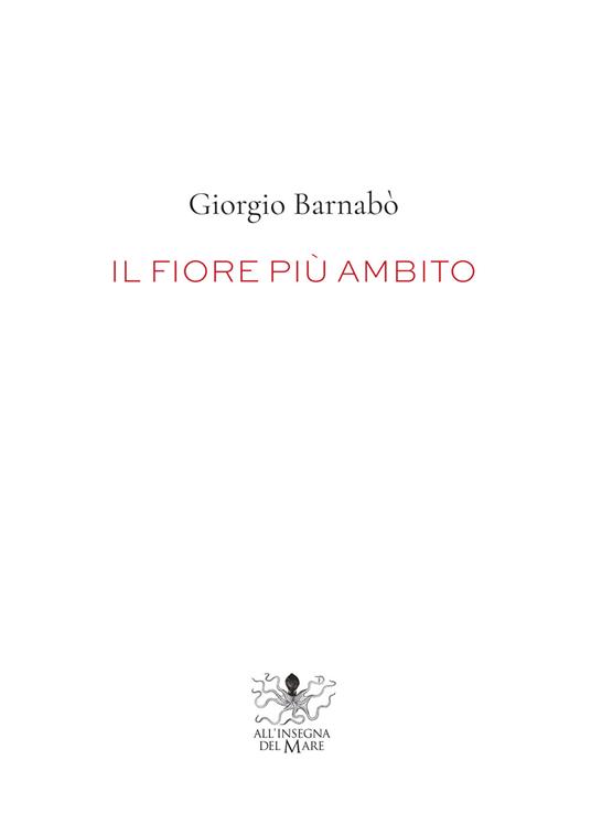 Il fiore più ambito - Giorgio Barnabò - copertina