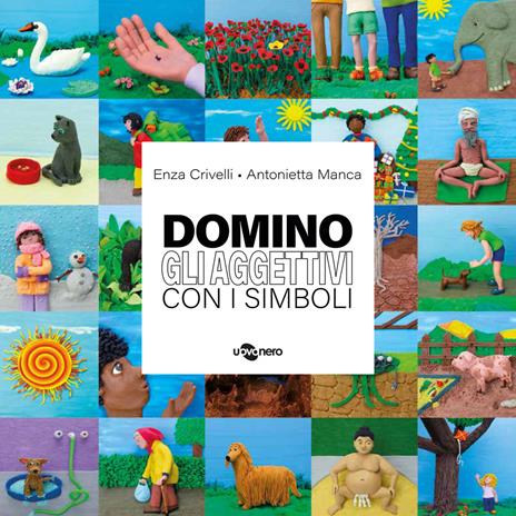 Domino gli aggettivi con i simboli. Con tessere - copertina