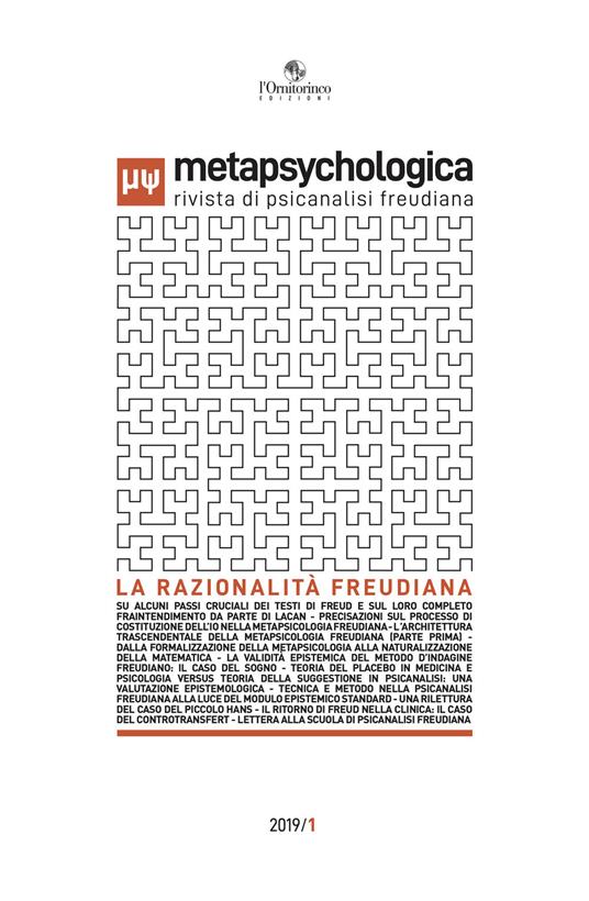 La Metapsychologica. Rivista di psicanalisi freudiana (2019). Vol. 1 - AA.VV. - ebook