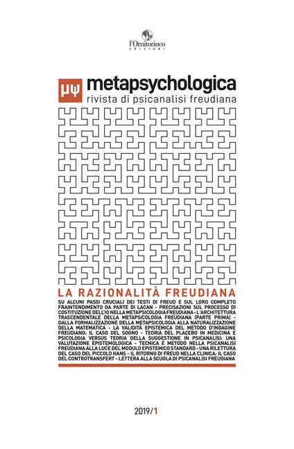 La Metapsychologica. Rivista di psicanalisi freudiana (2019). Vol. 1 - AA.VV. - ebook