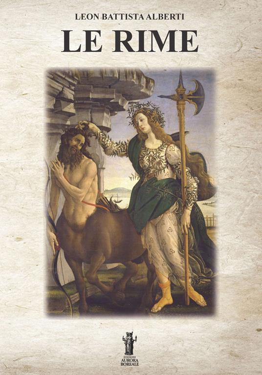 Le rime - Leon Battista Alberti - copertina