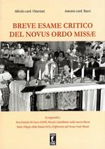 Breve esame critico del Novus Ordo Missae