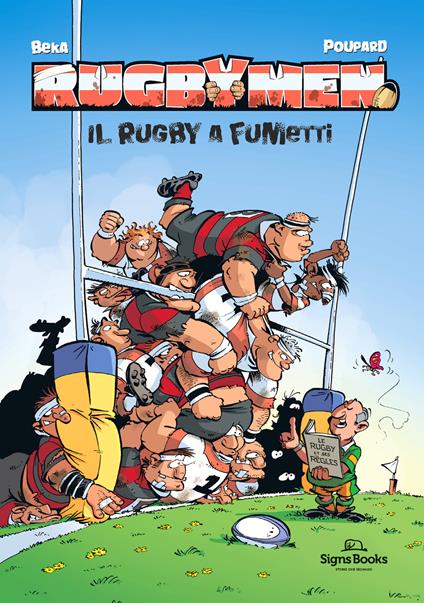 Rugbymen. Il rugby a fumetti - BeKa - copertina