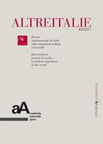 Altreitalie. Rivista internazionale di studi sulle popolazioni di origine italiana nel mondo. Vol. 62