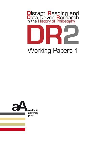 DR2 Working Papers. Vol. 1 - copertina
