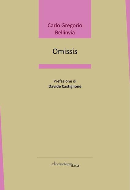 Omissis - Carlo Gregorio Bellinvia - copertina