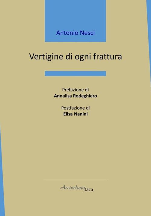 Vertigine di ogni frattura - Antonio Nesci - copertina