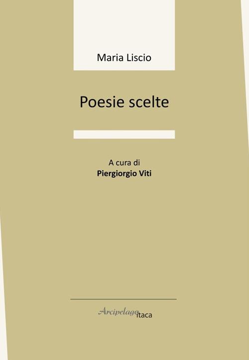 Poesie scelte - Maria Liscio - copertina