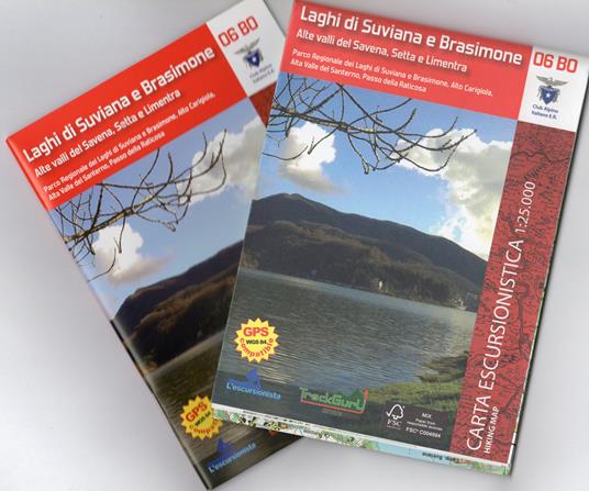 Laghi Suviana e Brasimone. Alte Valli del Savena, Setta e Limentra. Con mappa escursionistica - copertina