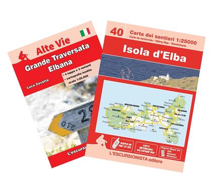 Isola d'Elba. Grande traversata elbana. Guida Trekking Week-end. Con carta escursionistica 1:25000 - Luca Zavatta - copertina