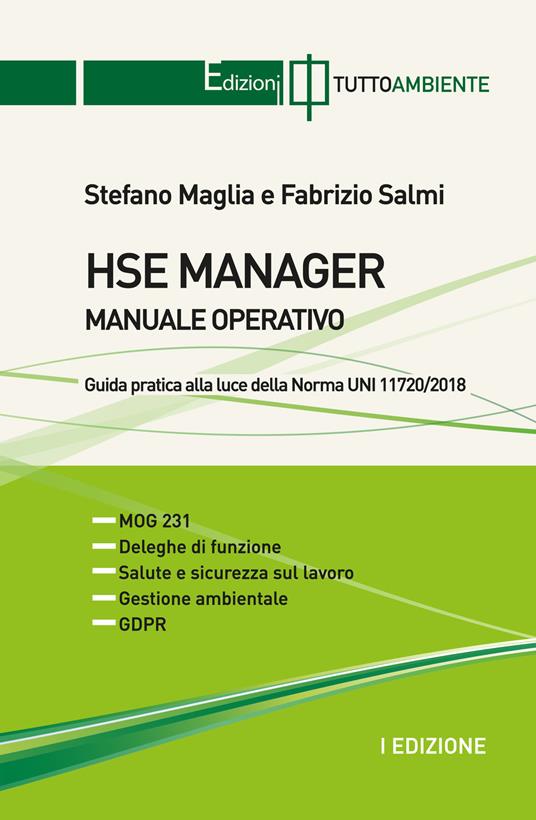 HSE manager. Manuale operativo - Stefano Maglia,Fabrizio Salmi - copertina