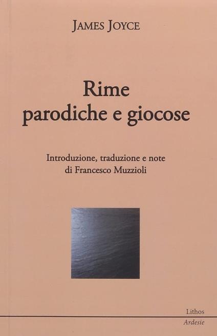 James Joyce. Rime paradiche e giocose - Francesco Muzzioli - copertina