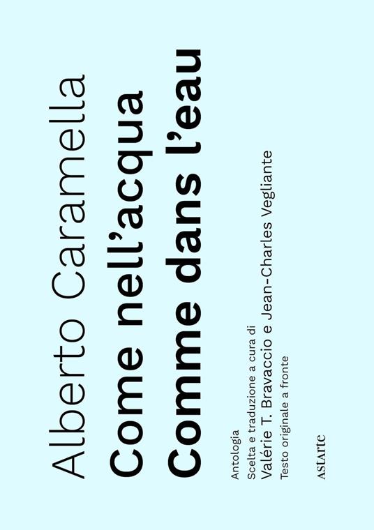 Come nell'acqua-Comme dans l'eau - Alberto Caramella - copertina