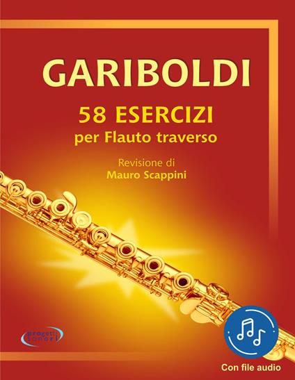Gariboldi. 58 esercizi per Flauto traverso. Con file audio in streaming - Mauro Scappini - copertina