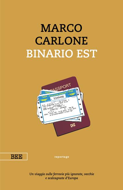 Binario est - Marco Carlone - copertina