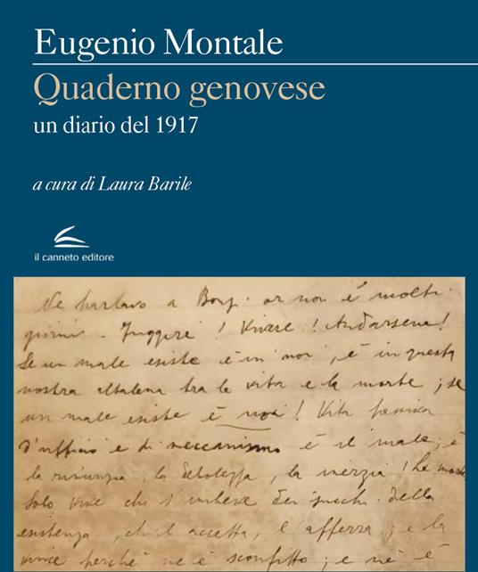 Quaderno genovese. Un diario del 1917 - Eugenio Montale - copertina