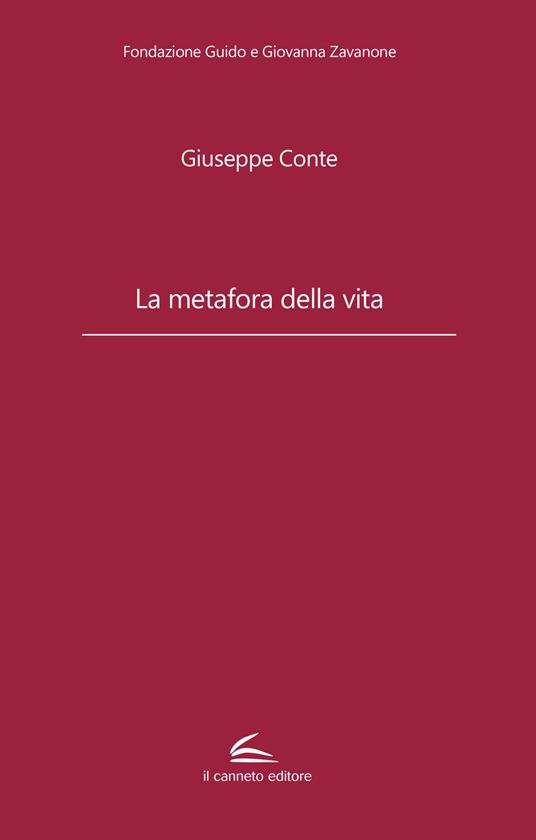 La metafora della vita - Giuseppe Conte - copertina