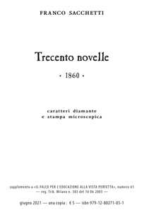 Trecento novelle. Ediz. in carattere diamante e stampa microscopica