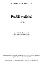 Profili muliebri. Ediz. a carattere diamante e stampa microscopica. Con audiolibro