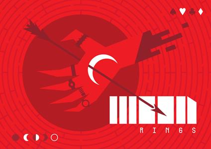 Moon Rings. Un gioco di ruolo solitario su esplorazione, vendetta e dita mozzate. Ediz. illustrata - Chris Schnetzler - copertina
