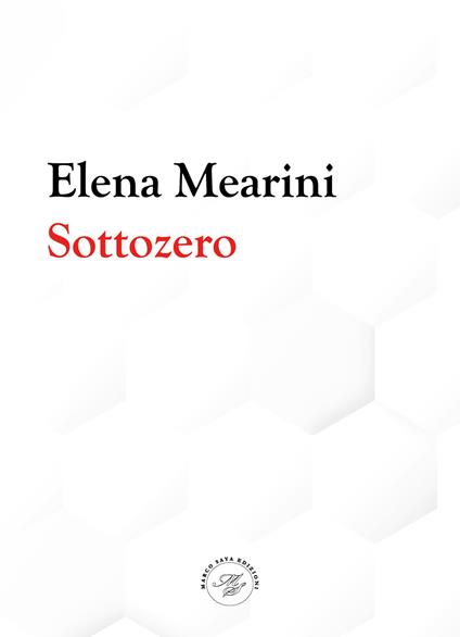 Sottozero - Elena Mearini - copertina