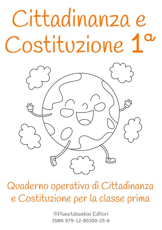 Cittadinanza e Costituzione classe prima - Vittorio Orlando - copertina