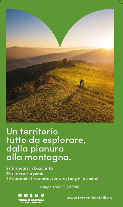 Unione Terre di Castelli. Itinerari a piedi e in bicicletta - copertina