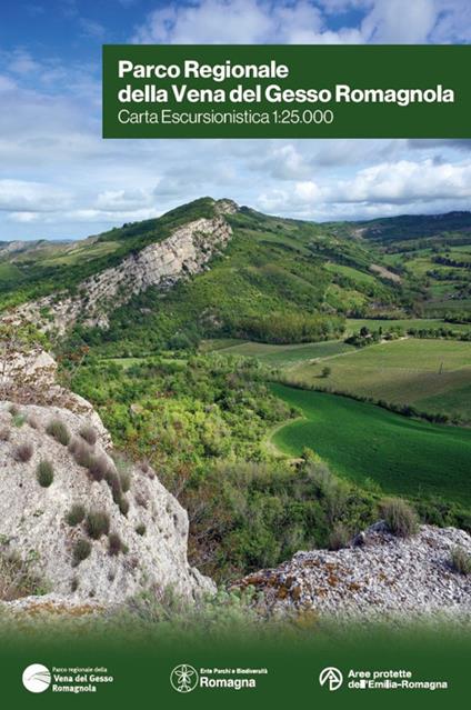 Parco della Vena del Gesso romagnola. Carta escursionistica 1:25.000 - copertina