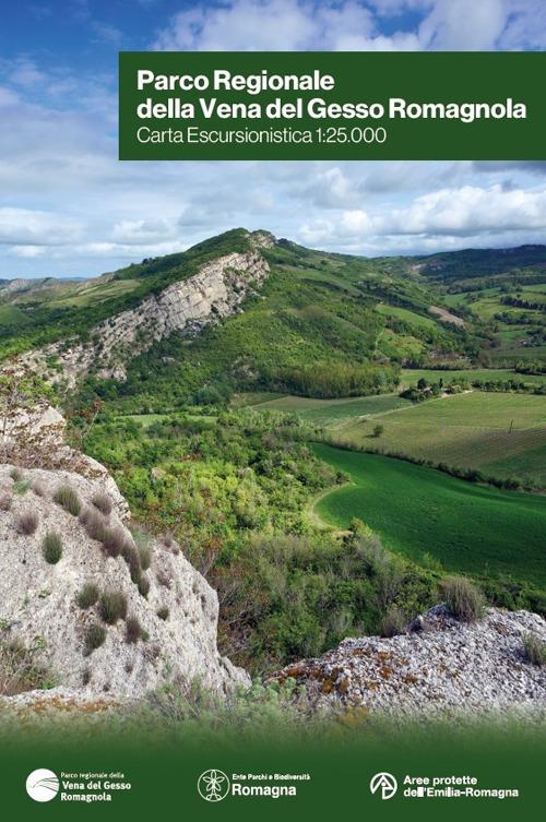 Parco della Vena del Gesso romagnola. Carta escursionistica 1:25.000 - copertina