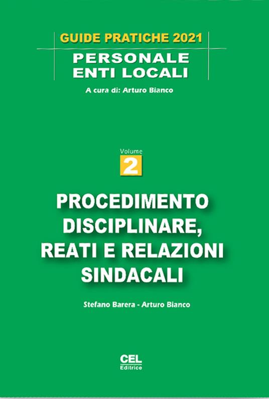  Procedimento disciplinare, reati e relazioni sindacali -  Stefano Barera - copertina
