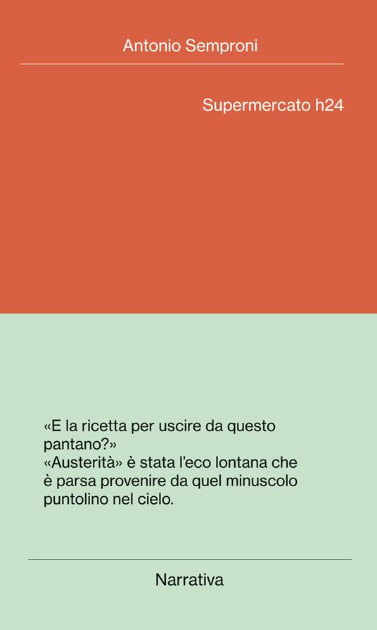Supermercato h24 - Antonio Semproni - copertina
