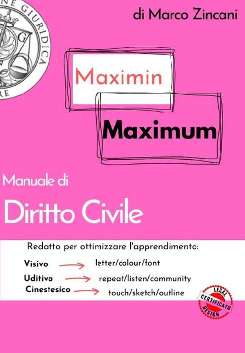 Manuale di diritto civile - Marco Zincani - copertina