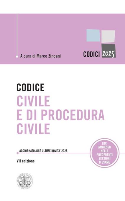 Codice civile e di procedura civile - copertina