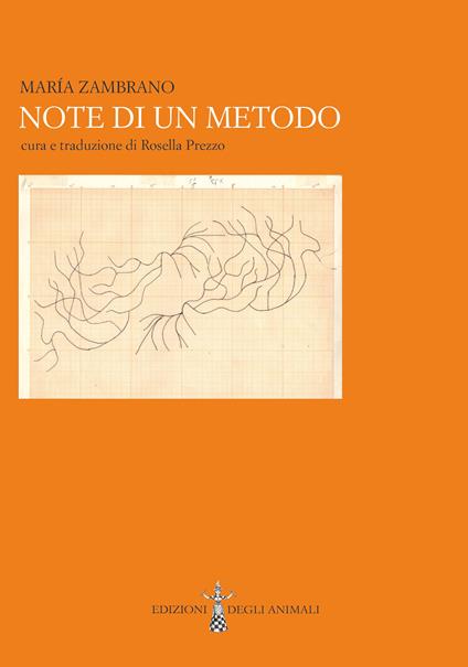 Note di un metodo - María Zambrano - copertina